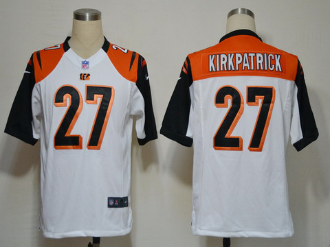 NFL Cincinnati Bengals 27 Cornerback Dre Kirkpatrick Nike White Game Nike Nfl jersey